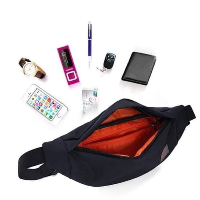 NEW, TAS SELEMPANG PRIA SLIM ORIGINAL / WAISTBAG PREMIUM QUALITY / TAS PRIA MURAH / WAITSBAG GAUL
