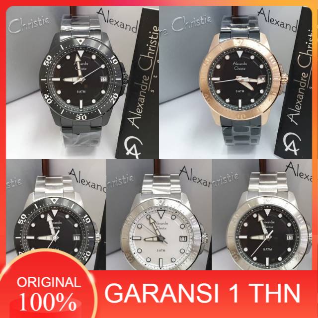 JAM TANGAN PRIA ALEXANDRE CHRISTIE AC 6517 AC6517 ORIGINAL GARANSI RESMI