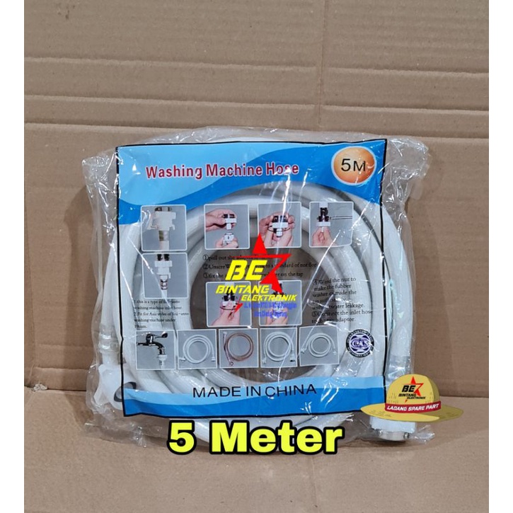 Selang inled Slang inlet 5M  inlet slang inled water inlet selang masuk air mesin cuci 5 meter