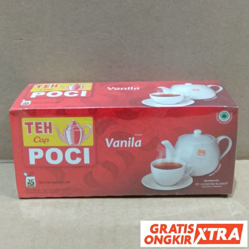 

POCI TEH CELUP VANILA ISI 25 PCS