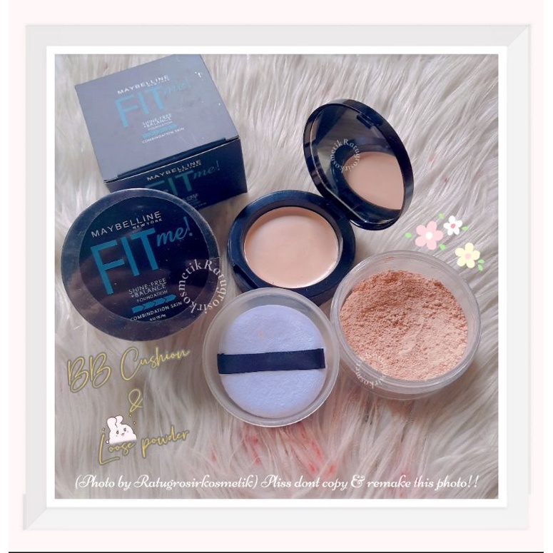 PROMO!!!BEDAK/POWDER MAYBELLINE FIT ME 2IN1