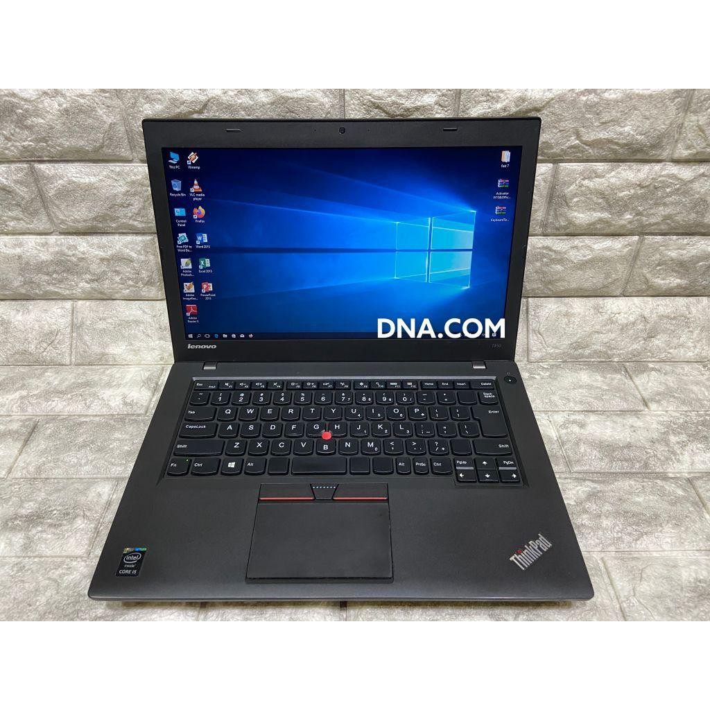 Lenovo Thinkpad T450 i5 Gen 5 Slim | Ram 4GB - 8GB | SSD 128GB | Termurah / Bergaransi / Berkualitas