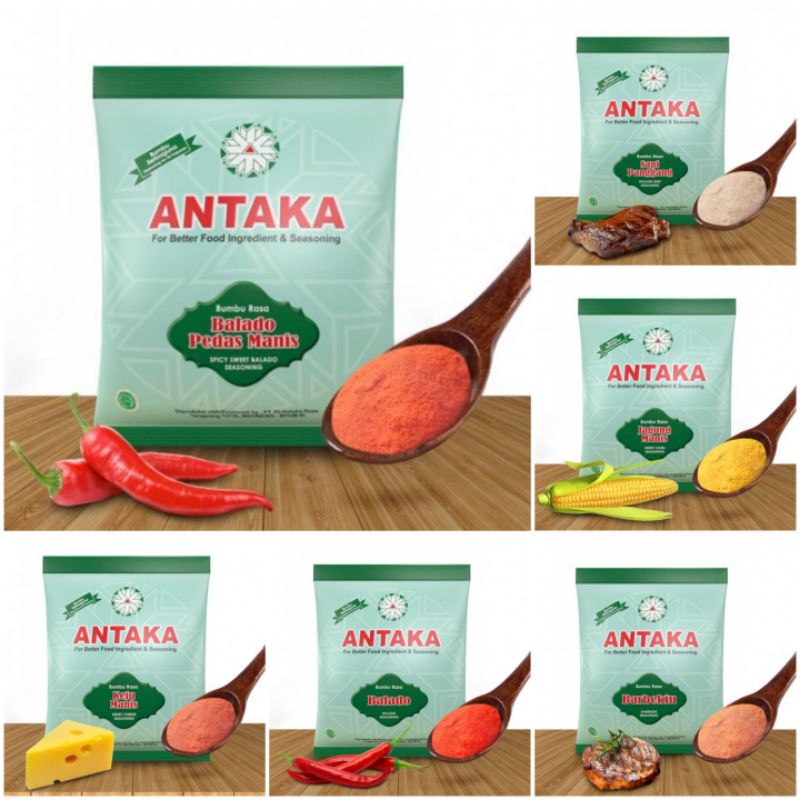 

Antaka Bumbu Tabur Serbaguna 》Antaka rasa 100gr