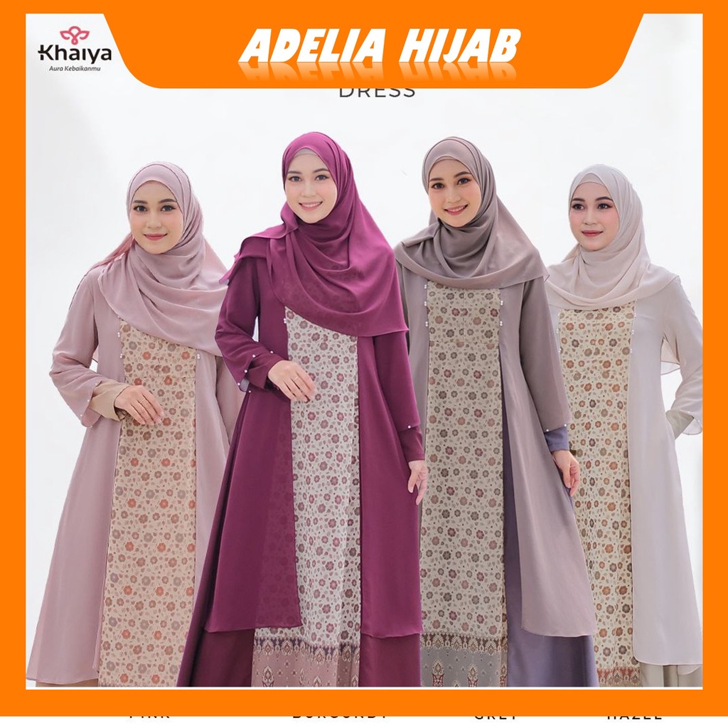 gamis Yaffa Dress By Khaiya, Gamis Kondangan Terbaru 2022 , Gamis Sarimbit Khaiya, original Produk p