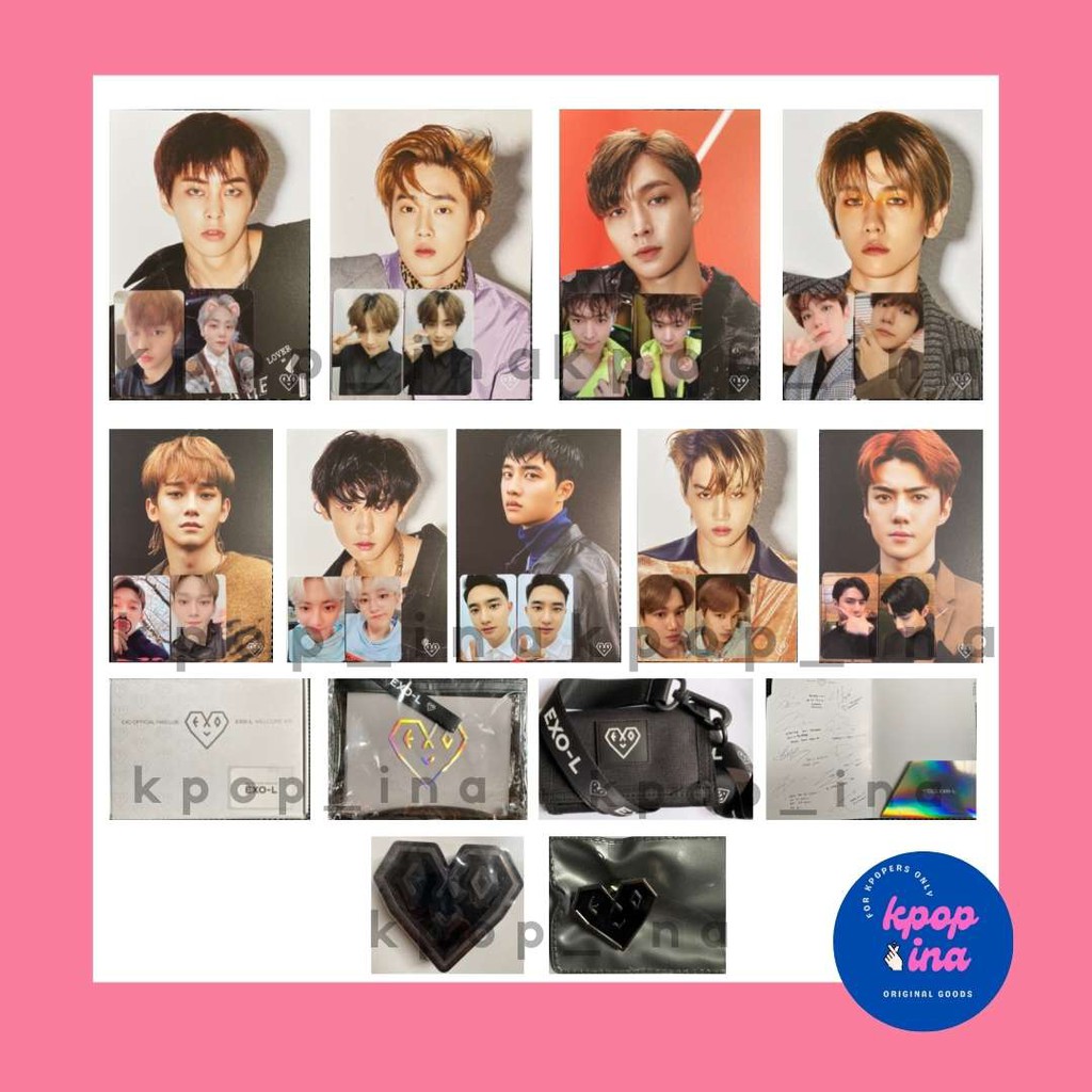 Official EXO-L Welcome Kit/WELKIT 2019 SET PC + POSCA *Sharing* [BACA DESC]