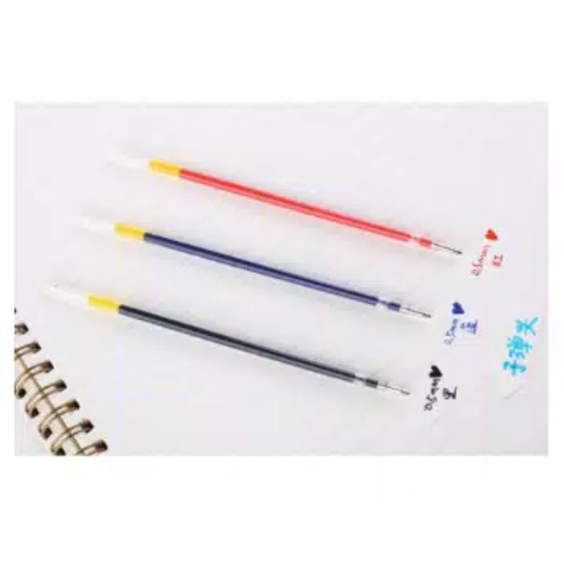 

REFILL TINTA GEL PENA TINTA GEL ISI ULANG 0.5 MM TINTA PENA REFILL