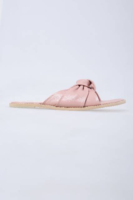 [SIAP KIRIM] BRShoes89 Pink Slip Sandal Flat Wanita