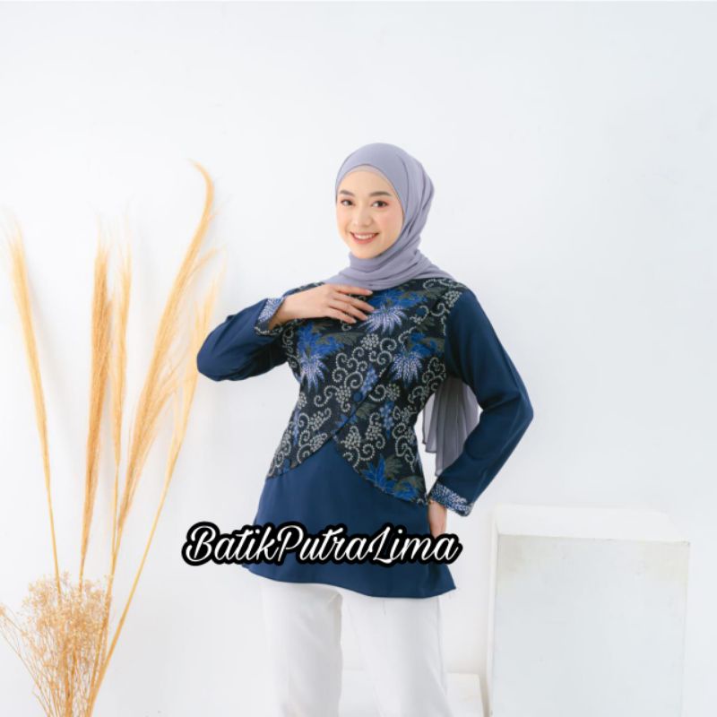 new motif BAJU BATIK WANITA MODERN INARA M,L,XL,XXL