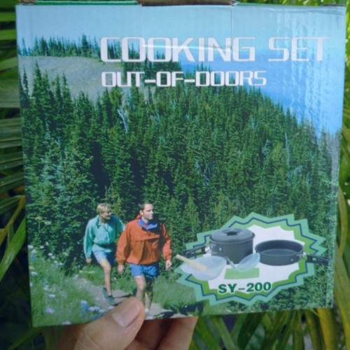 Cooking Set Outdoor Camping DS/SY 200 Nesting Alat Masak Camping Gunung