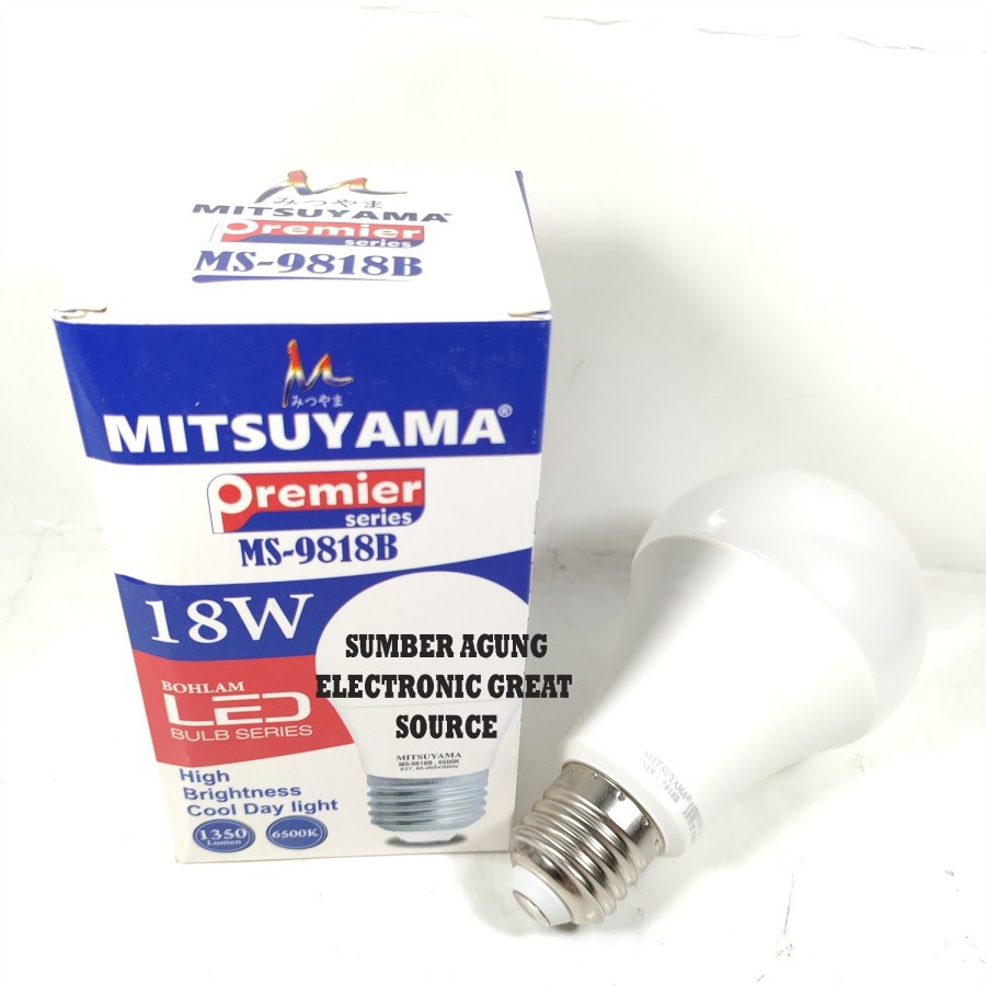 Mitsuyama Lampu LED 18W MS9818B MS9818 Premier Series 6500K 1350L