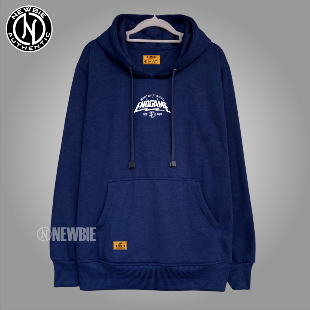 Hoodie Pria Distro Original Sweater Hoodie Warna Navy Sablon ENDGAME Switer Hudie Big Size M L XL XXL Hoodie