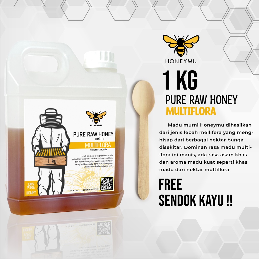 

Madu Murni Asli Nectar Multiflora 1Kg