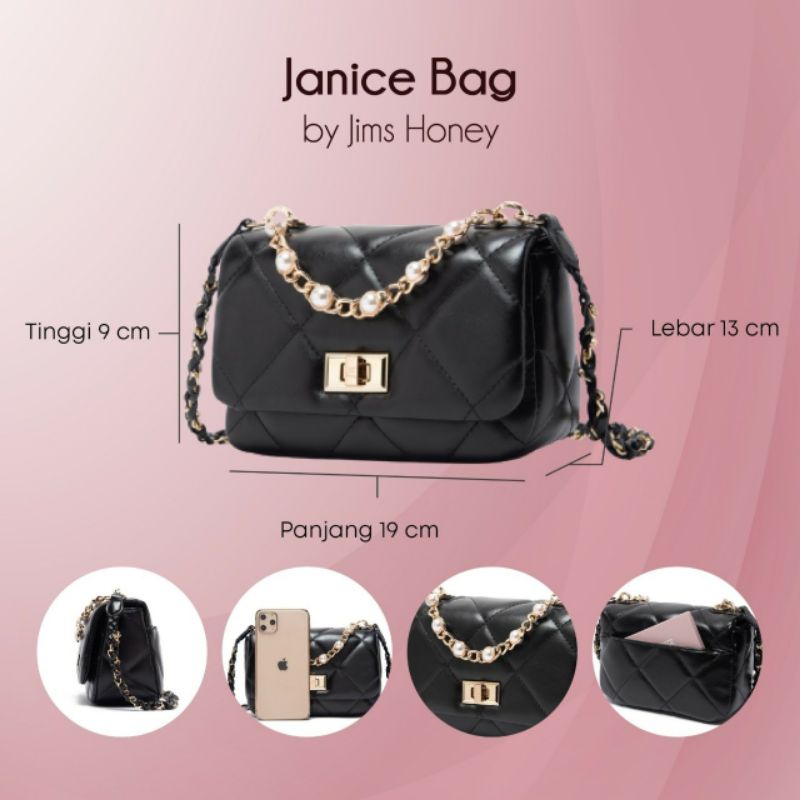 JIMS HONEY JANICE BAG TAS SELEMPANG WANITA (FREE EXCLUSIVE BOX)