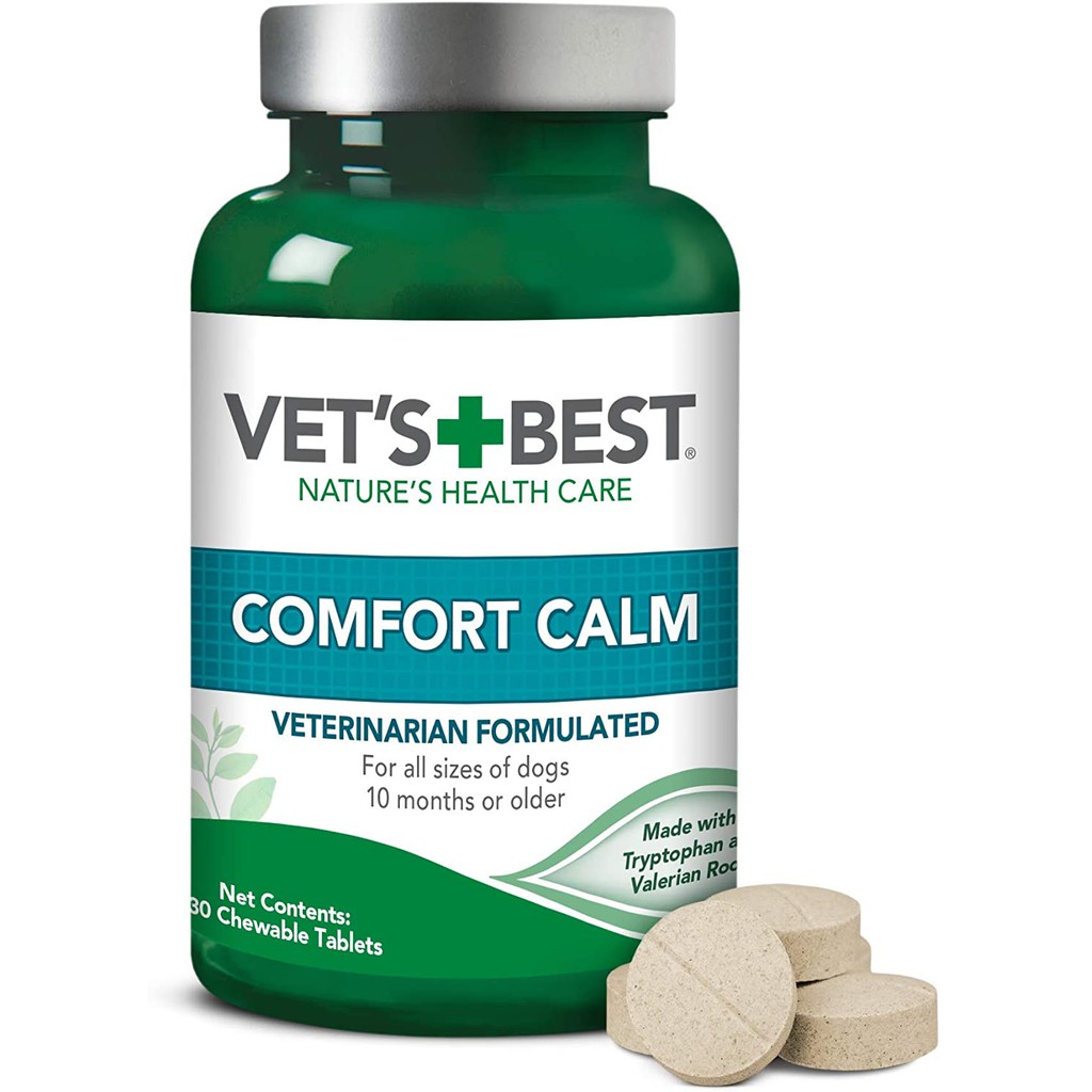 Tablet penenang hewan Vet’s Best COMFORT CALM calming dog supplement / tablet penenang hewan / penen
