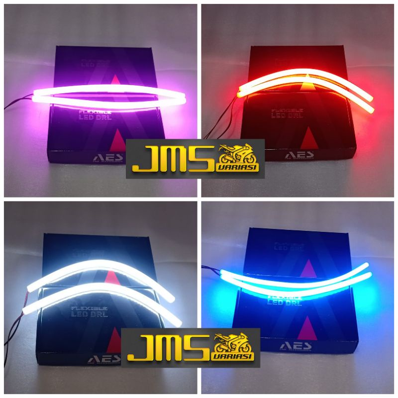 lampu alis led bull aes ukuran 30/60 cm 1 mode universal grade A nmax aerox pcx beat vario soul ninja R15 mio scoopy xeon pcx lexi