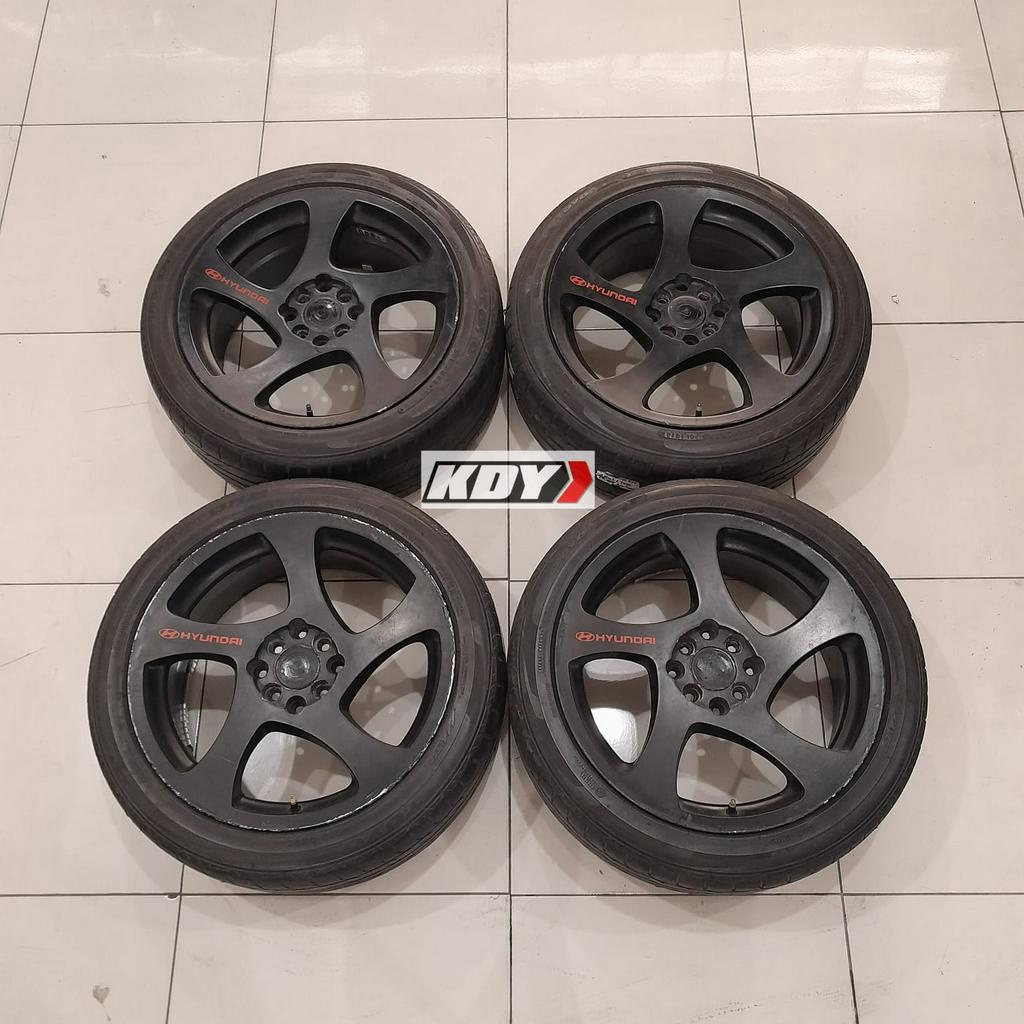 Velg Mobil Racing Murah Bekas Model Vossen Mobil Ring 17 + Ban Bonusan