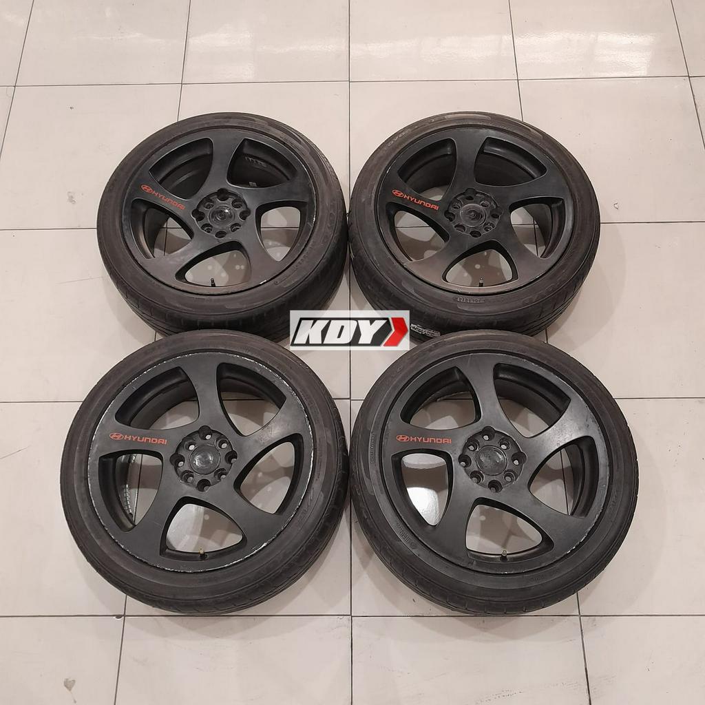 Velg Mobil Racing Murah Bekas Model Vossen Mobil Ring 17 + Ban Bonusan