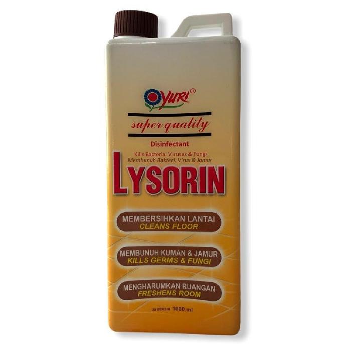 $$$$] Desinfectant Yuri Lysorin 1000 ml - Pembersih Lantai & Pembunuh Kuman