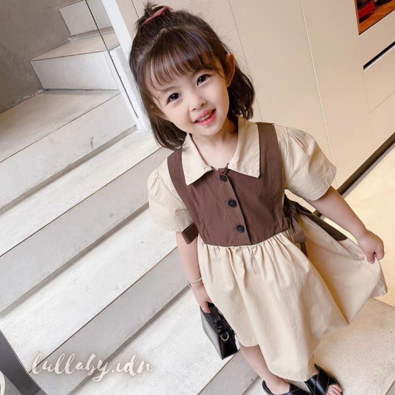 CD85 Dress Korea Mix Set Anak Perempuan | Baju Anak