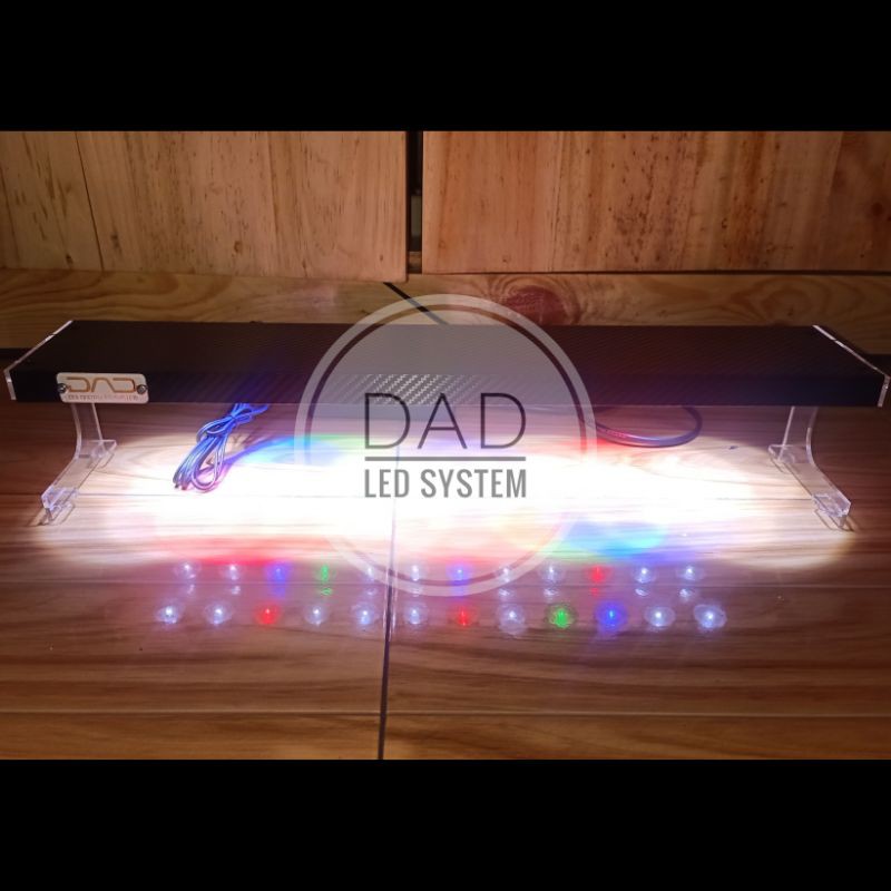 lampu led hpl aquascape 24 watt + lensa