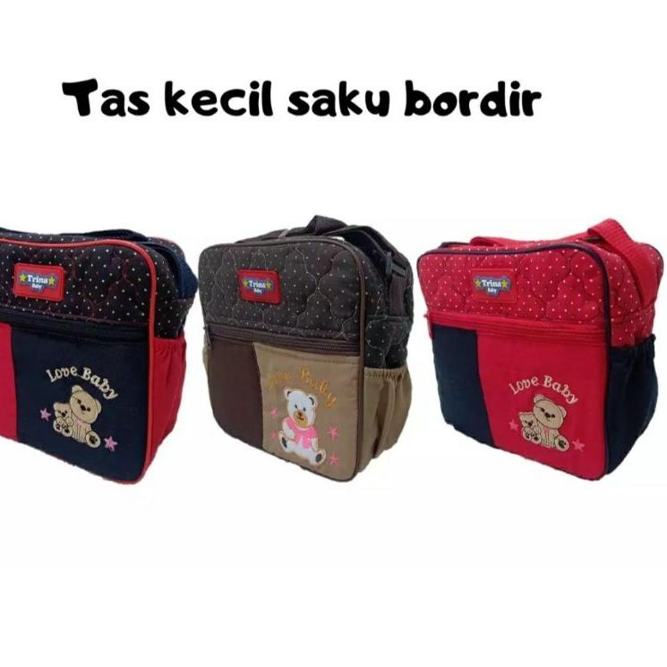 Bagus Dipakai.. TAS BAYI KECIL - TAS SAKU BORDIR - TAS TRINA BABY