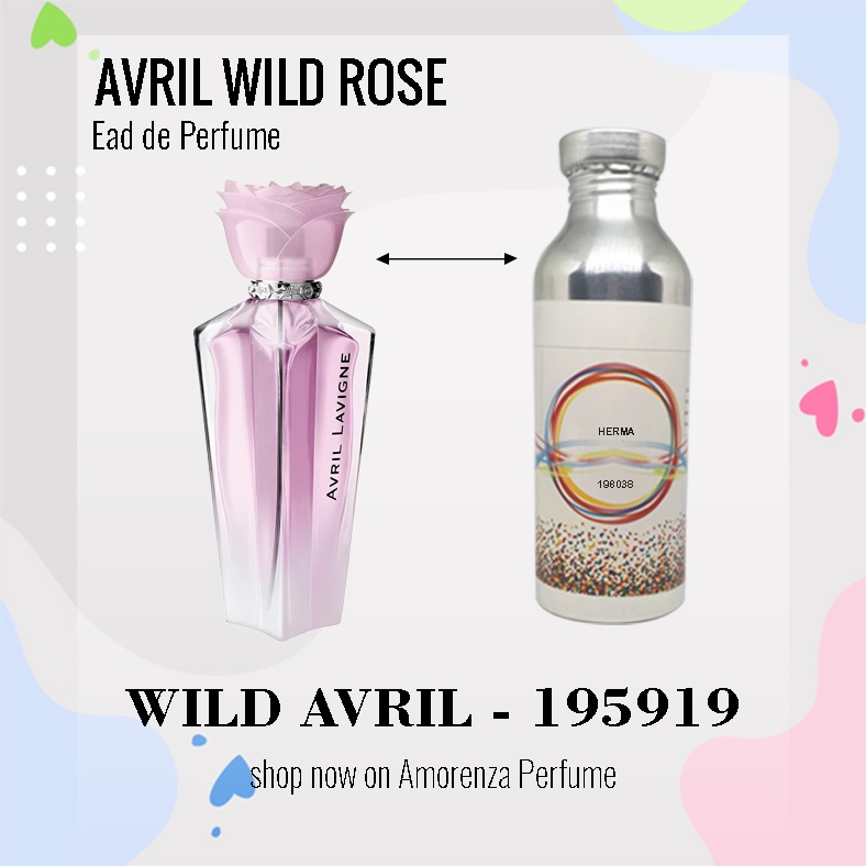 Bibit Parfum Murni AVRIL WILD ROSE - WILD AVRIL Nica Fragrance 500ml Segel Pabrik