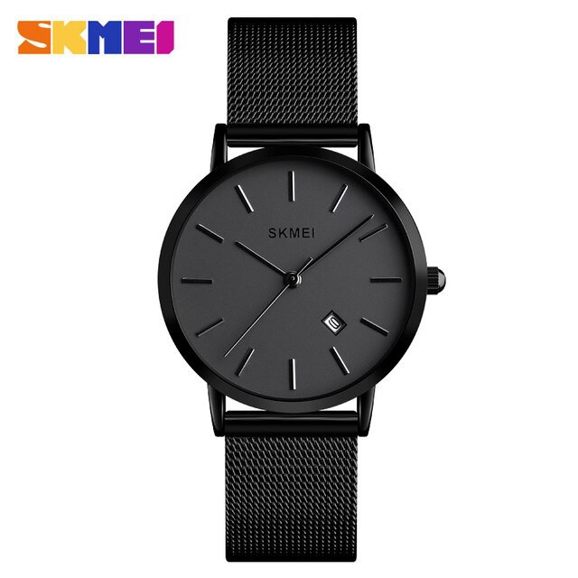 Jam Tangan Wanita / SKMEI 1530 Analog Date / Jam Tangan Analog / SKMEI Original-Hitam
