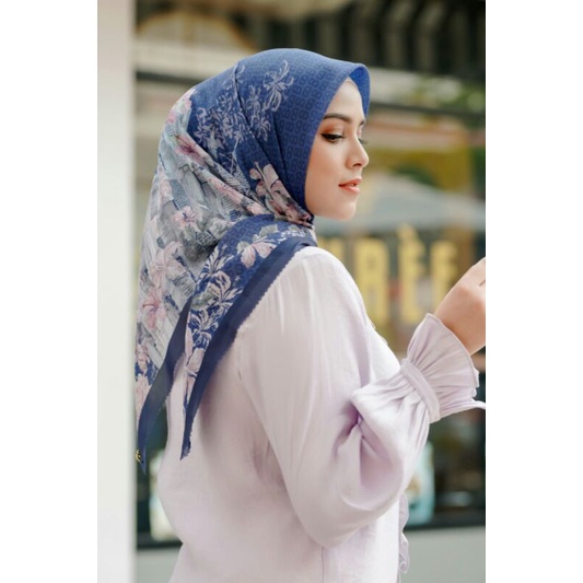 Buttonscarves Malaya Navy