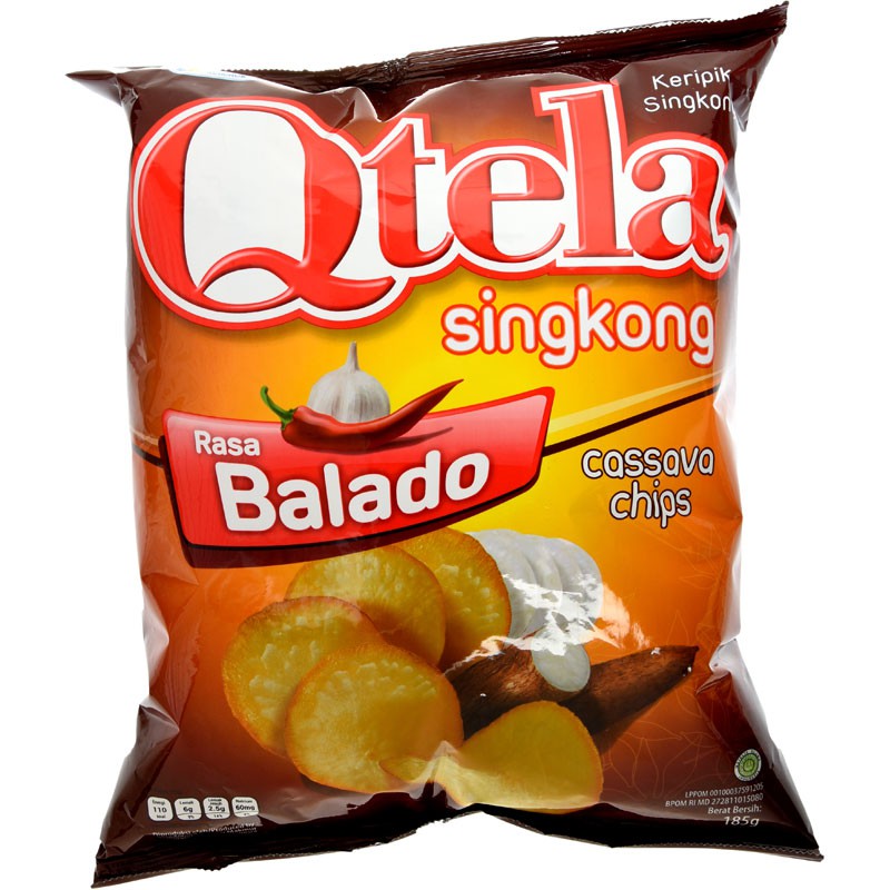 

QTELA Kripik Singkong Balado 185g ACCJKT