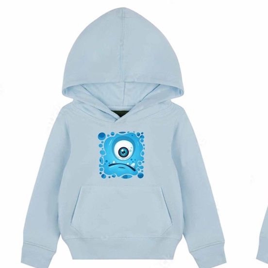 Hoodie Blubub Sweater Pakaian Fleece Anak M -XL