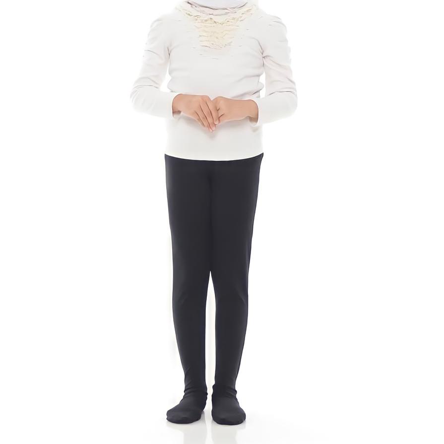 Celana Legging Wudhu Polos Anak Bahan Spandek Rayon Premium