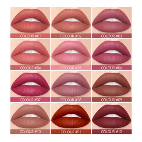 (READY &amp; ORI) Kimuse The Queen The Queen Matte Lipstick Lip Gloss 2in1 KMS808