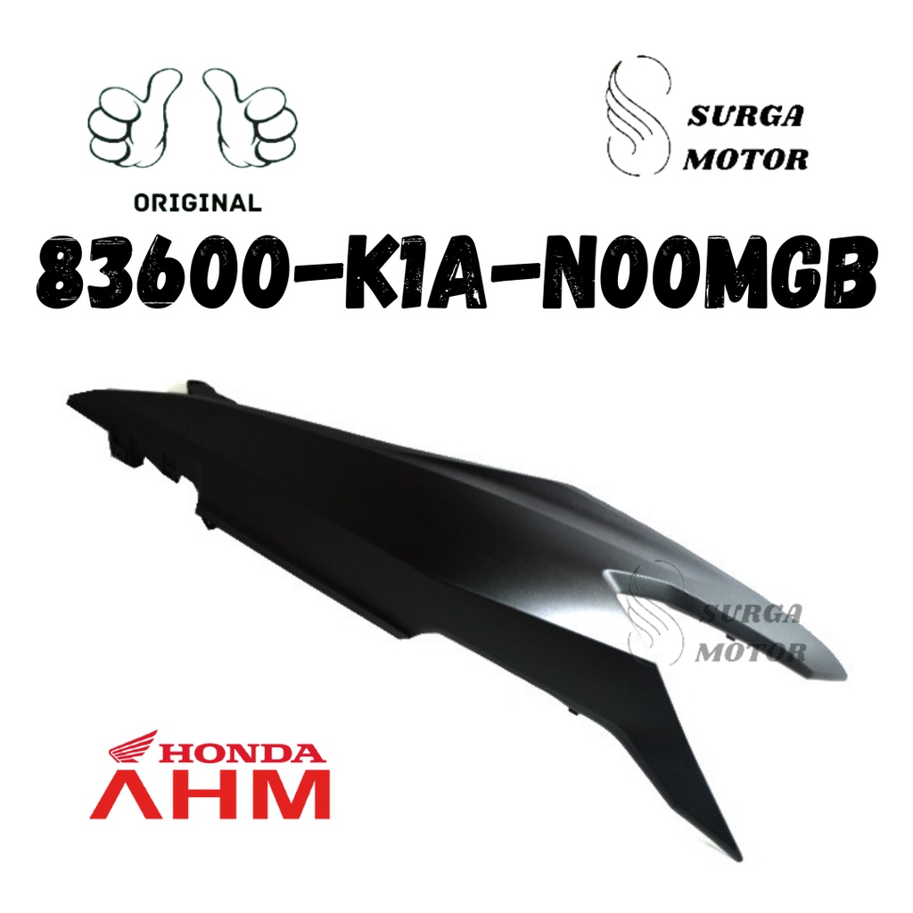 Cover Body Tebeng Kiri Hitam Doff BeAT K1A Bodi Left Side Black Dof Beat Street 2020 2021 2022 Ori A