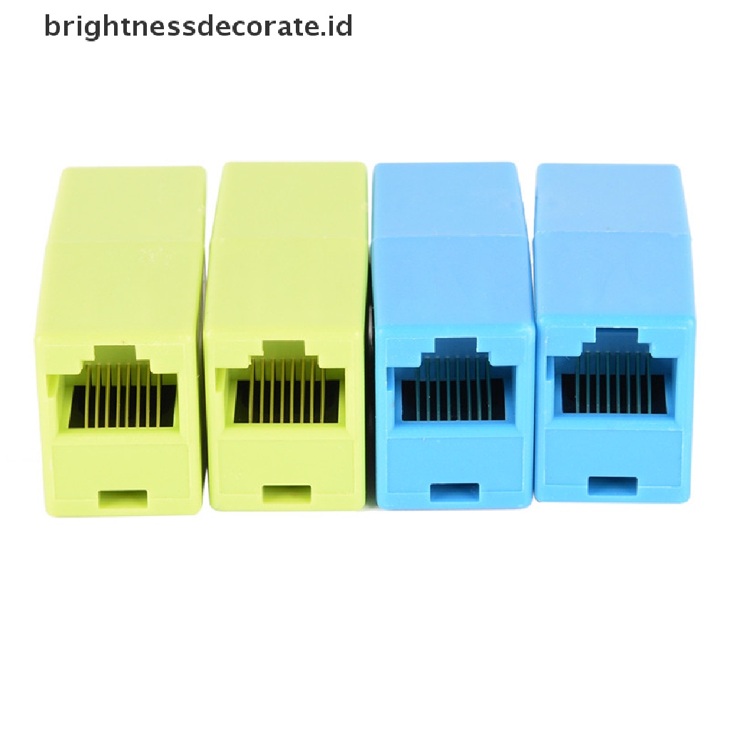 5 Pcs Adaptor Konektor Extender Coupler Jaringan LAN Ethernet RJ45 Female Ke Female