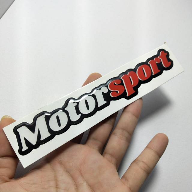 

Stiker motorsport merah