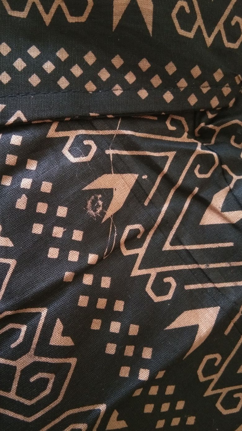 Size M L Xl Xxl Bswart Batik Hrb026 Kenongo Hem Batik Monochrome Semut Coklat Kemeja Batik Pria