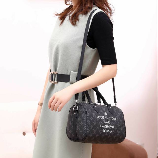 Tas LV Platinum Speedy M44573 Black Only 25cm