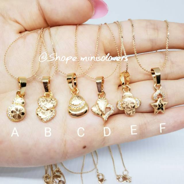 Kalung import batu zircon uk 45cm ♡MIYA♡