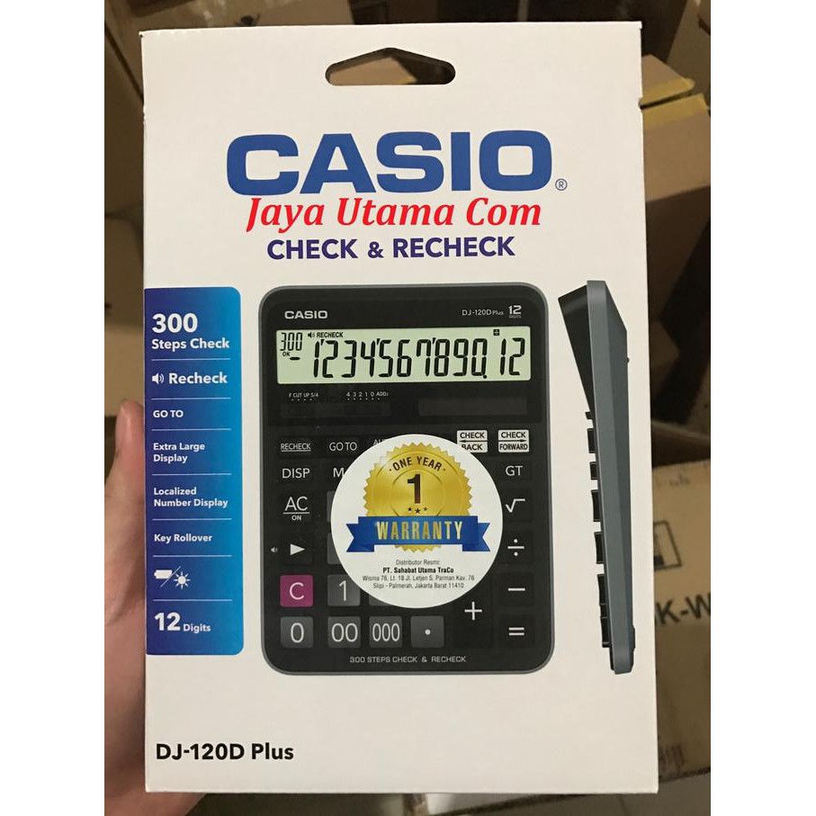 

Kalkulator Casio DJ-120D Plus