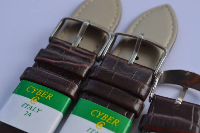 Strap tali jam tangan kulit coklat