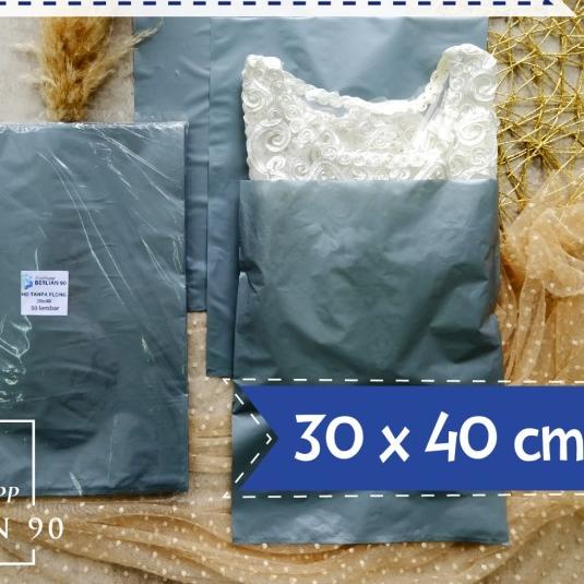 

PLASTIK PACKING 30X40 CM KANTONG PLASTIK HD TANPA PLONG - Putih