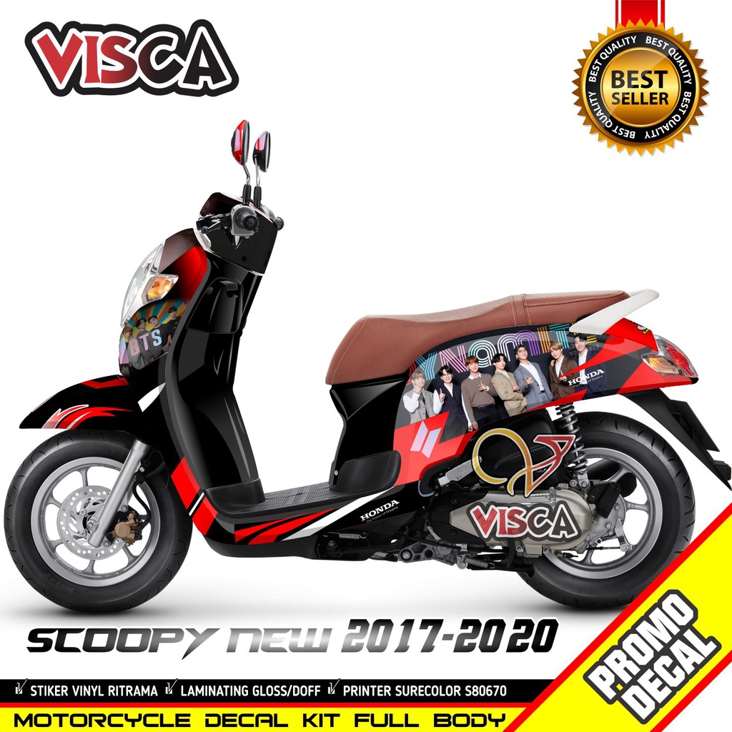 Decal Scoopy New 2018 2019 2020 Full Body Stiker Scoopy New 2018 2019 2020 Full Body Striping Scoopy