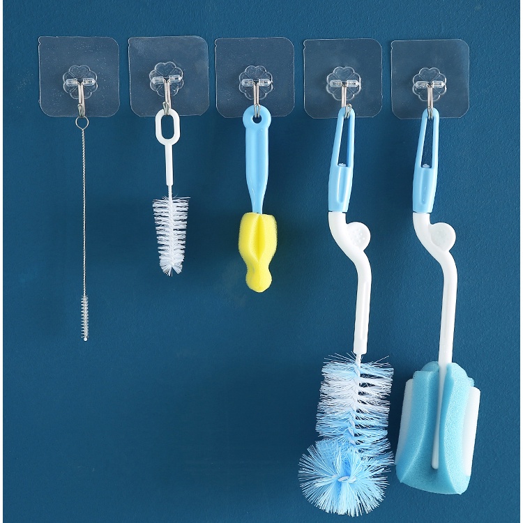 Sikat botol susu bayi/Sikat botol/Set sikat cangkir/Sikat dot baby botol susu (B131-136)