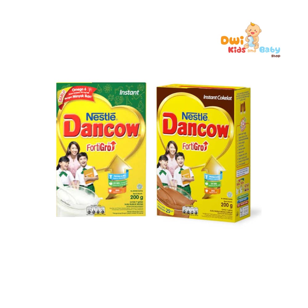 

DANCOW FORTIGRO INSTAN 200 GRAM / DANCOW INSTAN PUTIH coklat 200 GR