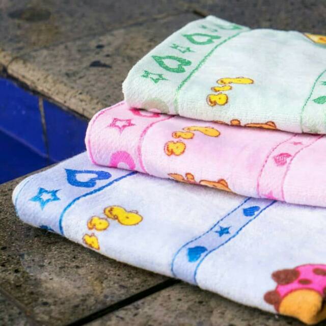 Supe Sale!!! Handuk Mandi Bayi Twin Warna 60x120cm - BABY GIFT