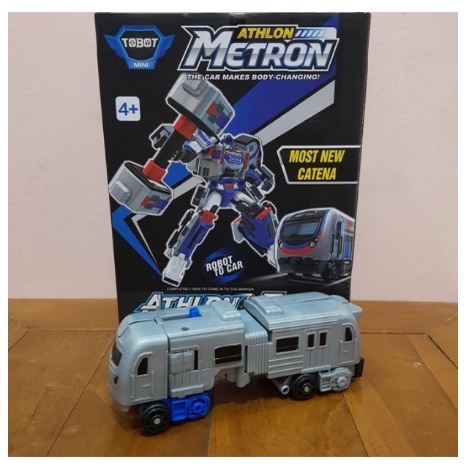 Mainan Robot Tobot Athlon Metron - Mainan Tobot Mini Kereta Api