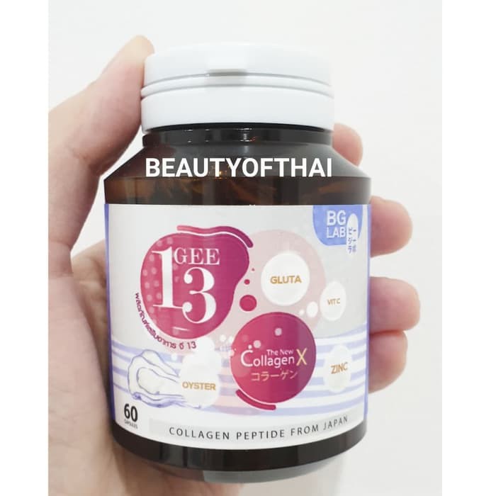 DISKON -  GEE 13 | GEE13 THE NEW COLLAGEN X BG LAB 100% ORIGINAL THAILAND