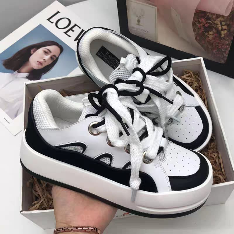 COD Sneakersdaily 530 Sepatu Sneakers Wanita Import Kanvas Sneakers Casual Import Korea