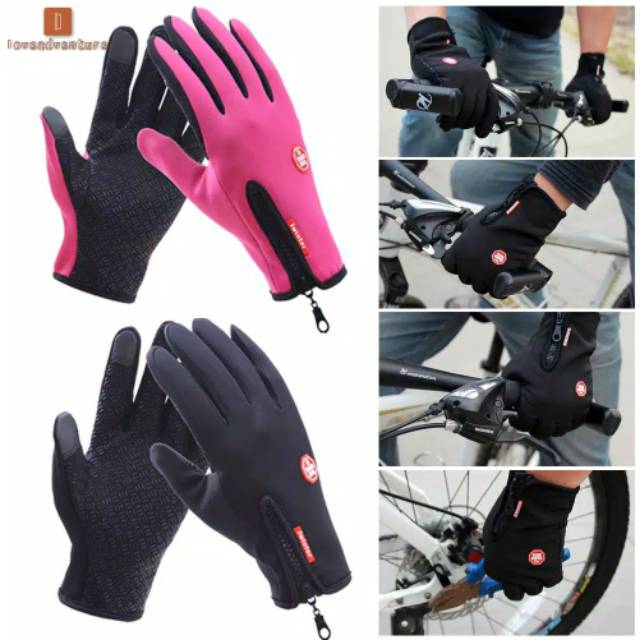 Sarung Tangan Universal Outdoor Pengendara Olahraga Sepeda Gloves Olah raga Motor Touchscreen