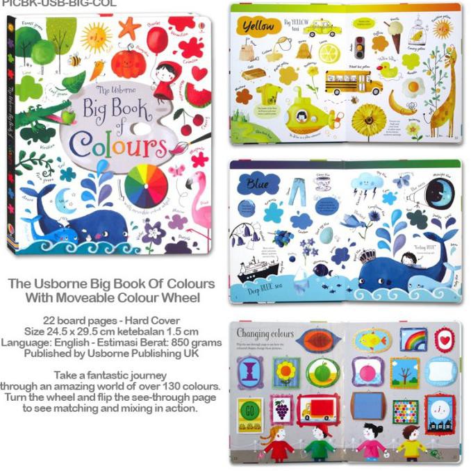 Big Book Of Colours - Usborne Book